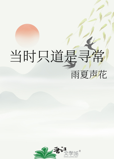当时只道是寻常小说